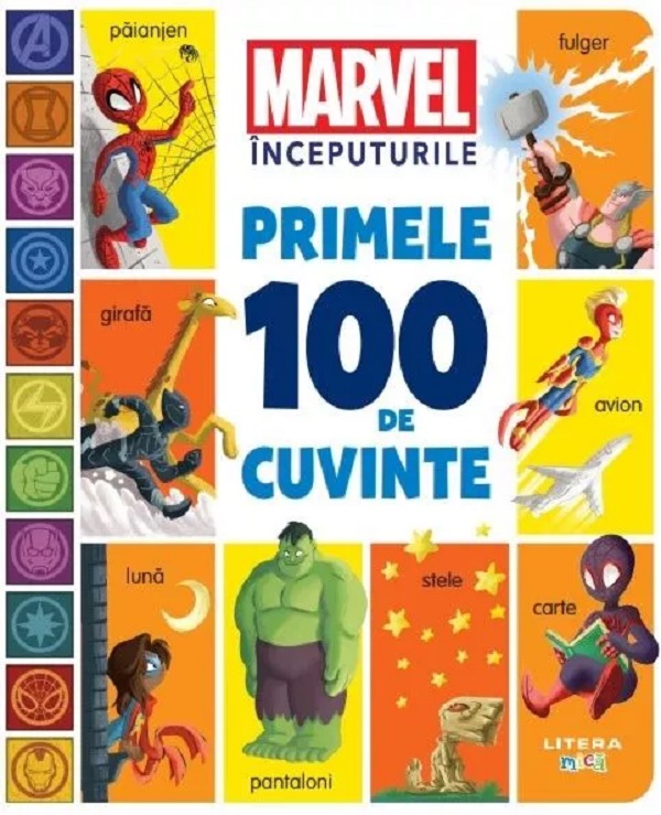 Primele 100 de cuvinte: Marvel. Inceputurile,  – copertă