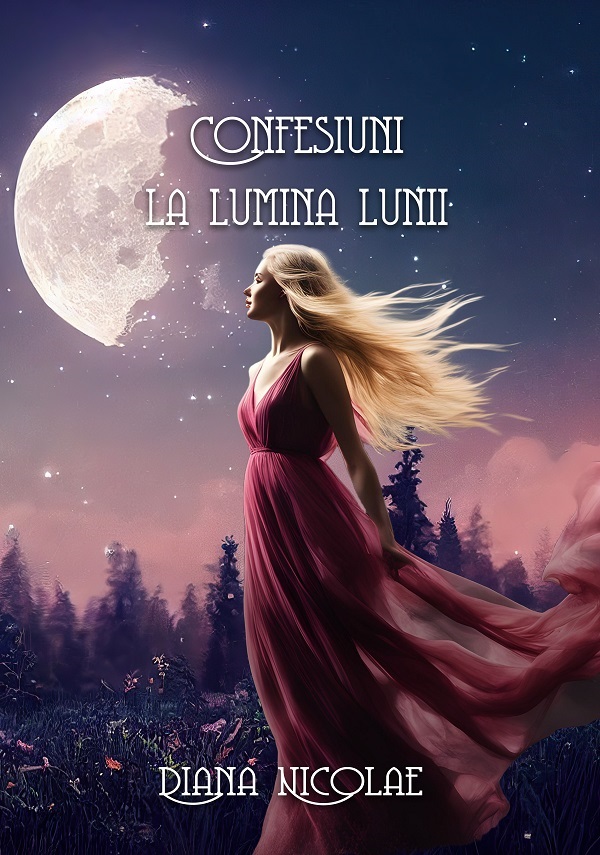Confesiuni la lumina lunii, Diana Nicolae – copertă