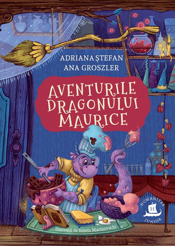 Aventurile dragonului Maurice, Ana Groszler, Adriana Stefan – copertă