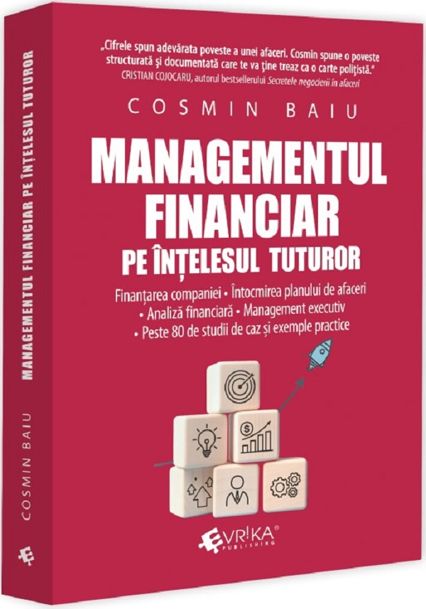 Managementul financiar pe intelesul tuturor, Cosmin Baiu – copertă