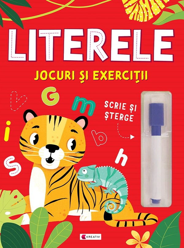 Literele. Jocuri si exercitii, – copertă