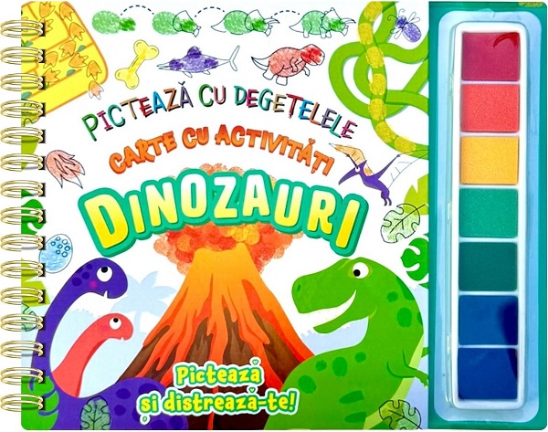 Picteaza cu degetelele: Dinozauri,  – copertă