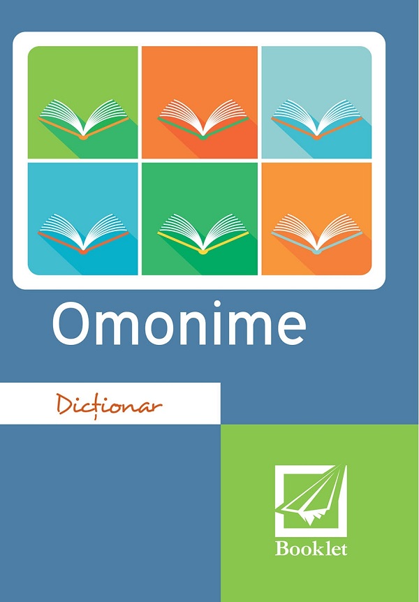 Dictionar omonime,  – copertă