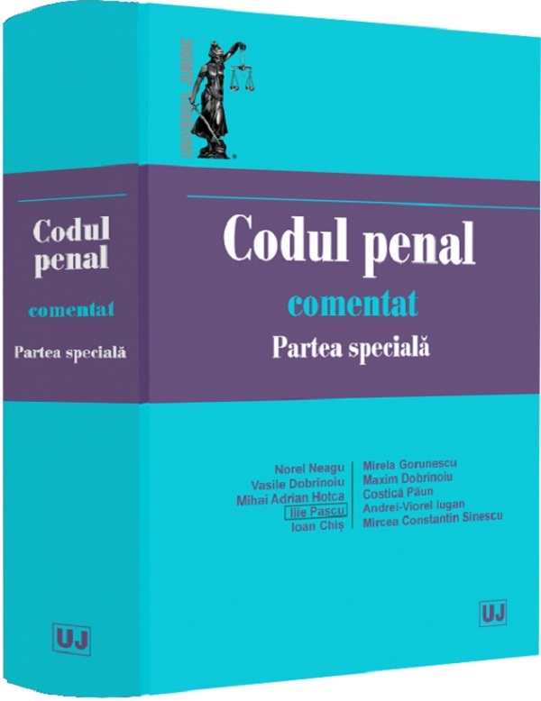Codul penal comentat. Partea speciala, Diverși – copertă