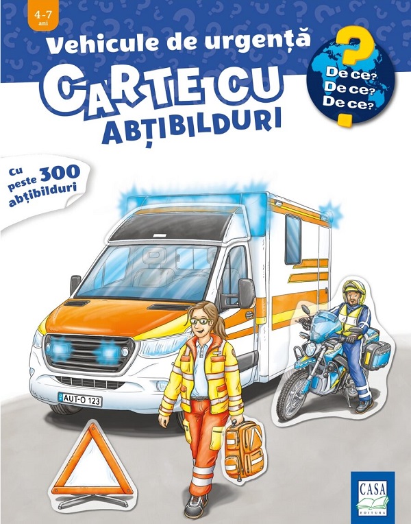 Cartea Vehicule de urgenta. Carte cu abtibilduri de Oliver Kockmann