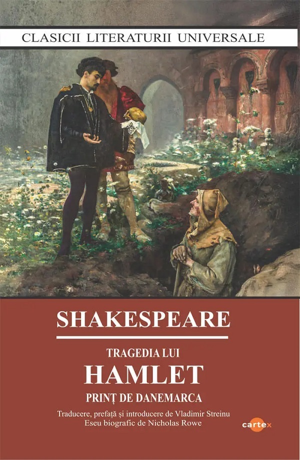 Tragedia lui Hamlet. Print de Danemarca, William Shakespeare – copertă