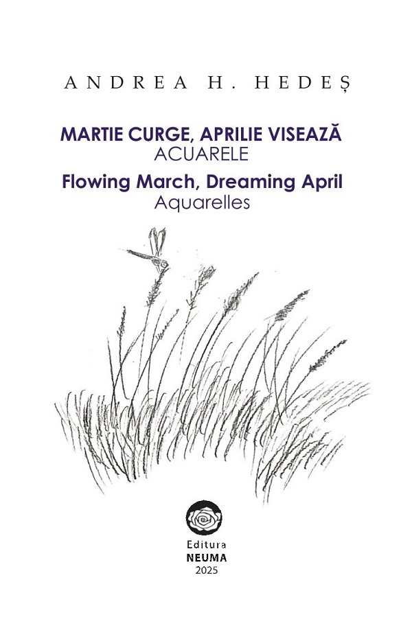 Cartea Martie curge, aprilie viseaza. Acuarele. Flowing march, dreaming april