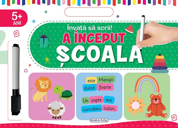 Invata sa scrii! A inceput scoala,  – copertă