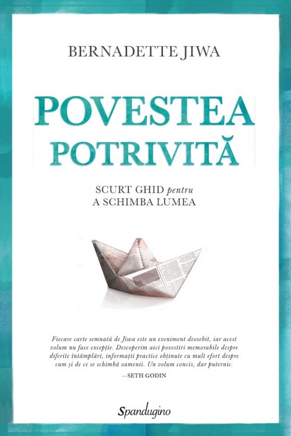 Povestea potrivita, Bernadette Jiwa – copertă