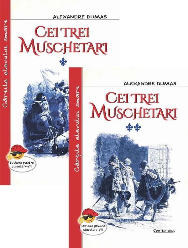 Pachet 2 volume: Cei trei muschetari, Alexandre Dumas – copertă