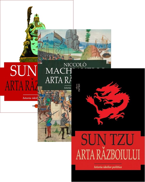 Cartea Pachet 3 carti: Arta razboiului de Niccolo Machiavelli, Sun Bin, Sun Tzu