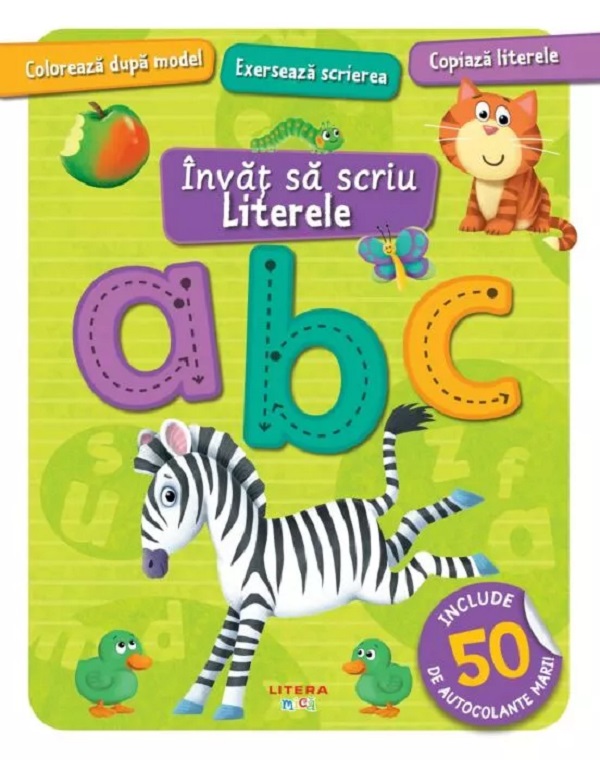 Invat sa scriu. Literele,  – copertă