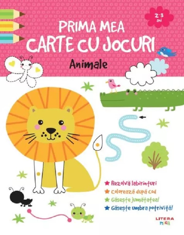 Prima mea carte cu jocuri. Animale,  – copertă