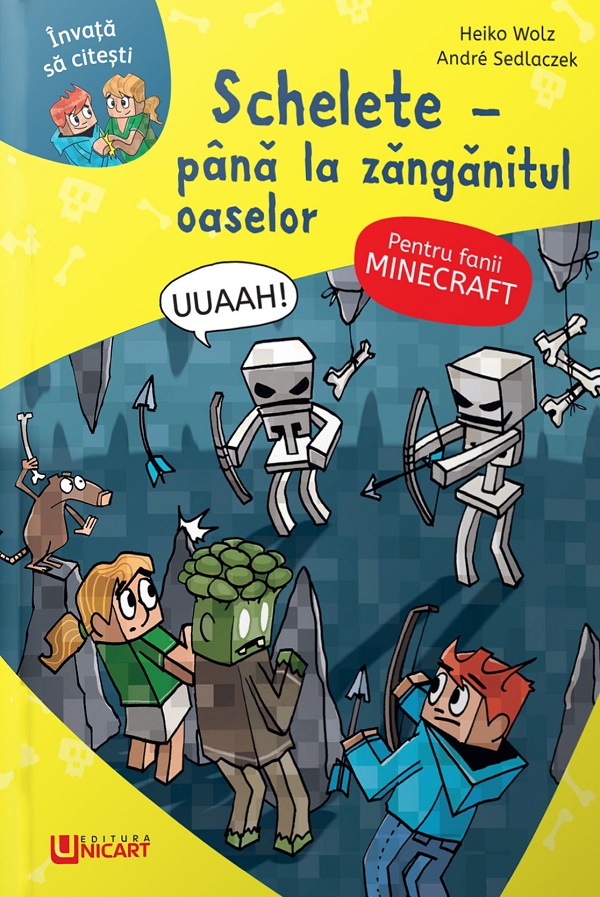 Cartea Minecraft: Schelete. Pana la zanganitul oaselor!