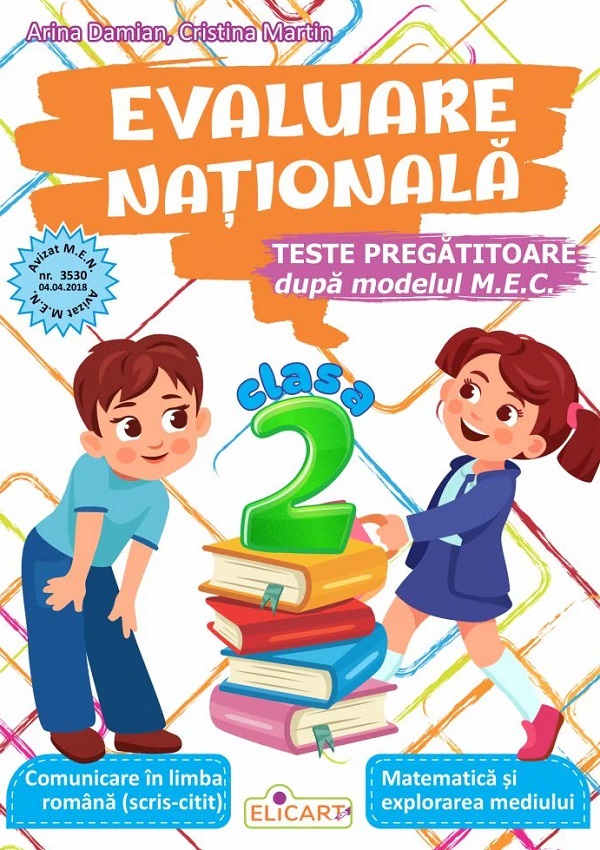 Evaluare nationala - Clasa 2, Cristina Martin, Arina Damian – copertă