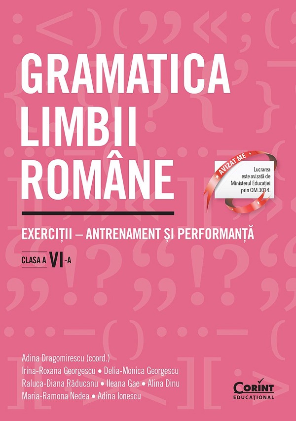 Gramatica limbii romane - Clasa 6, Diverși – copertă