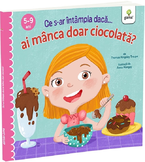Ce s-ar intampla daca ai manca doar ciocolata?, Thomas Kingsley Troupe – copertă