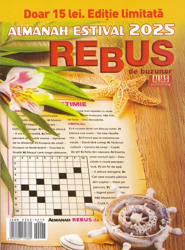 Cartea Almanah Rebus de buzunar estival 2025 – Editura ALIAS