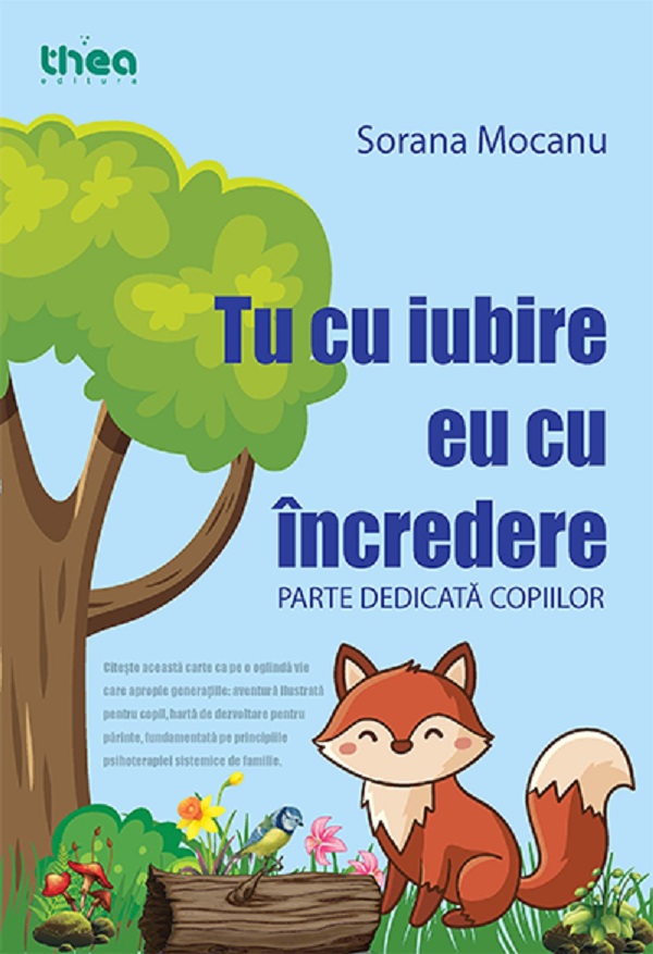 Cartea Tu cu iubire, eu cu incredere de Sorana Mocanu – Editura THEA