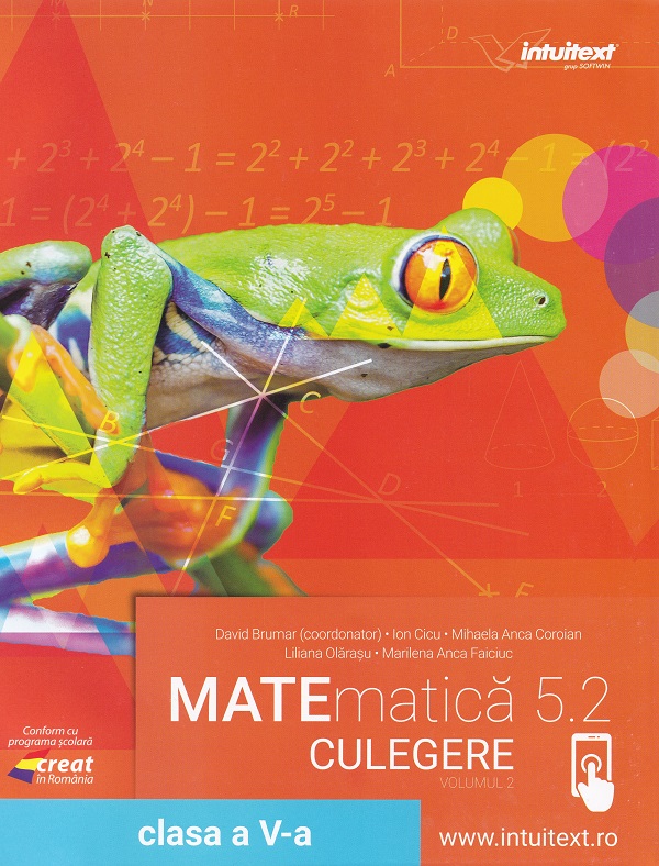 Matematica 5.2 - Clasa 5 - Culegere Vol.2, Diverși – copertă