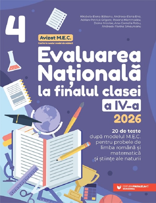 Evaluarea Nationala 2026 - Clasa 4, Diverși – copertă