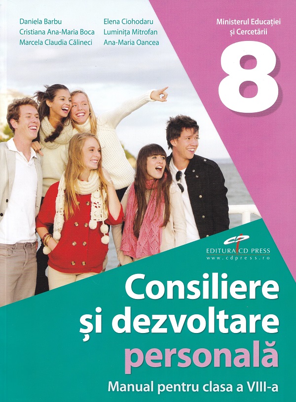 Cartea Consiliere si dezvoltare personala - Clasa 8 - Manual de Diverși – Editura CD PRESS