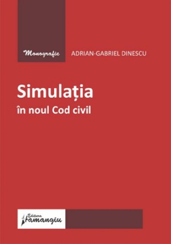 Cartea Simulatia in noul Cod civil