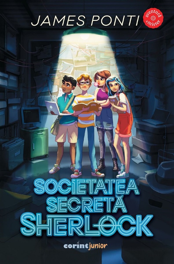 Societatea secreta Sherlock, James Ponti – copertă