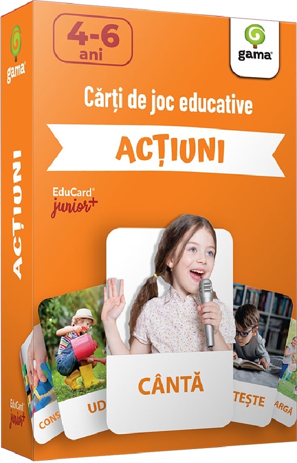 Cartea Actiuni. Carti de joc educative – Editura GAMA