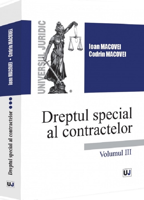 Cartea Dreptul special al contractelor Vol.3 de Codrin Macovei, Ioan Macovei