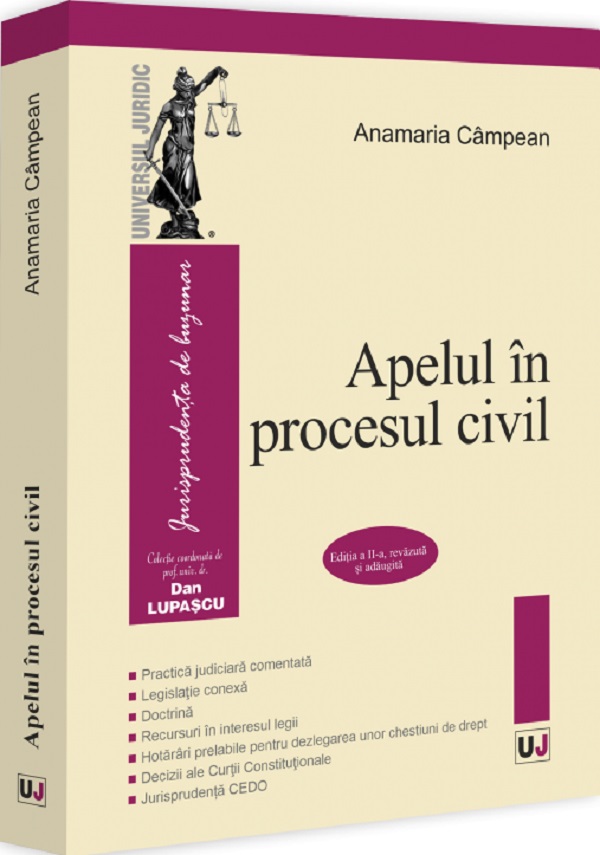Cartea Apelul in procesul civil de Anamaria Campean