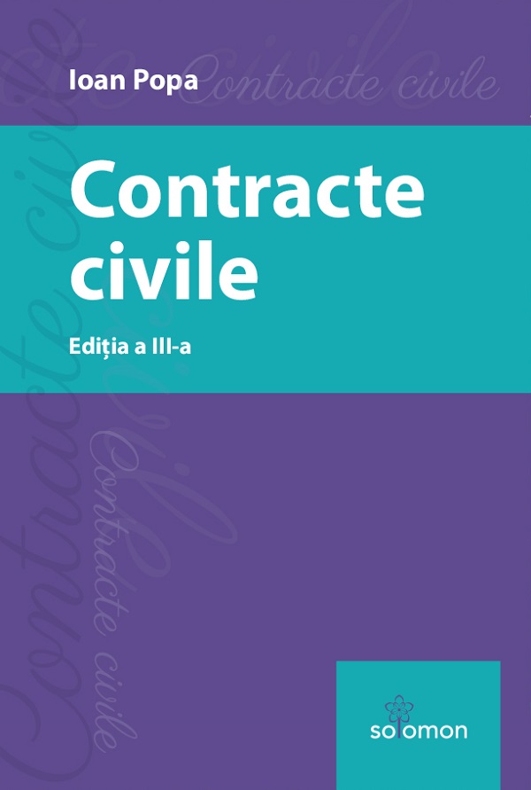 Cartea Contracte civile Ed.3