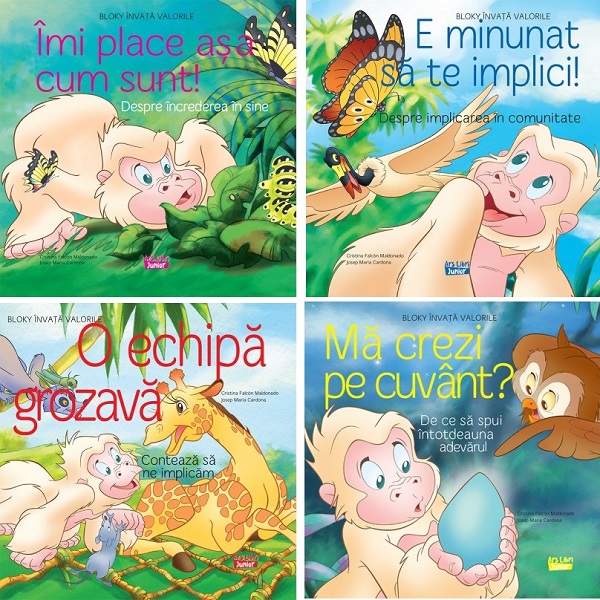 Cartea Pachet 4 carti: Bloky invata valorile
