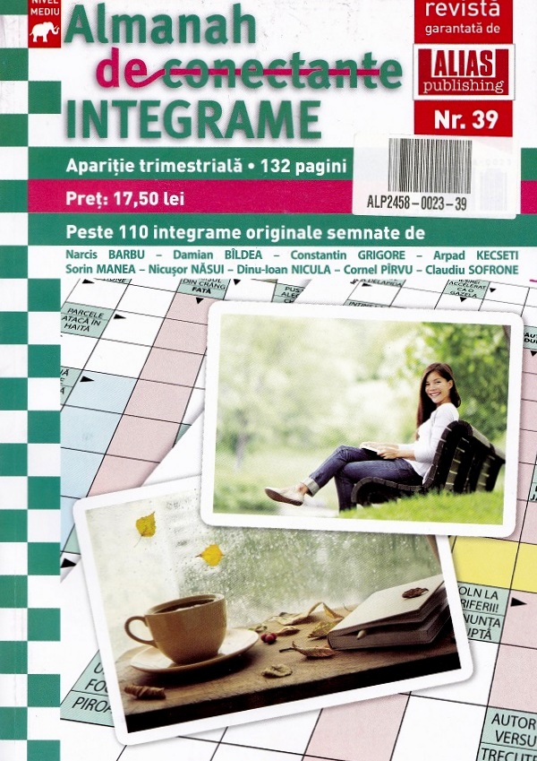 Almanah de integrame deconectante nr.39, – copertă