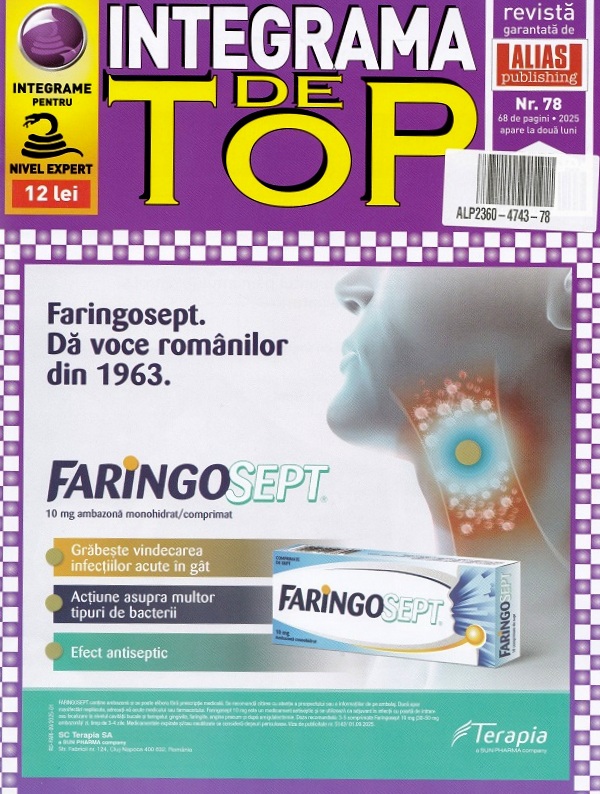 Integrama de Top Nr.78,  – copertă
