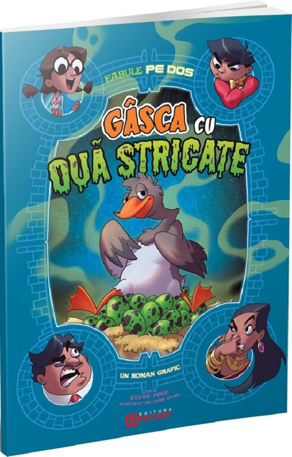 Cartea Gasca cu oua stricate. Fabule pe dos (benzi desenate) de Steve Foxe