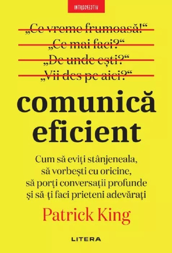 Comunica eficient, Patrick King – copertă