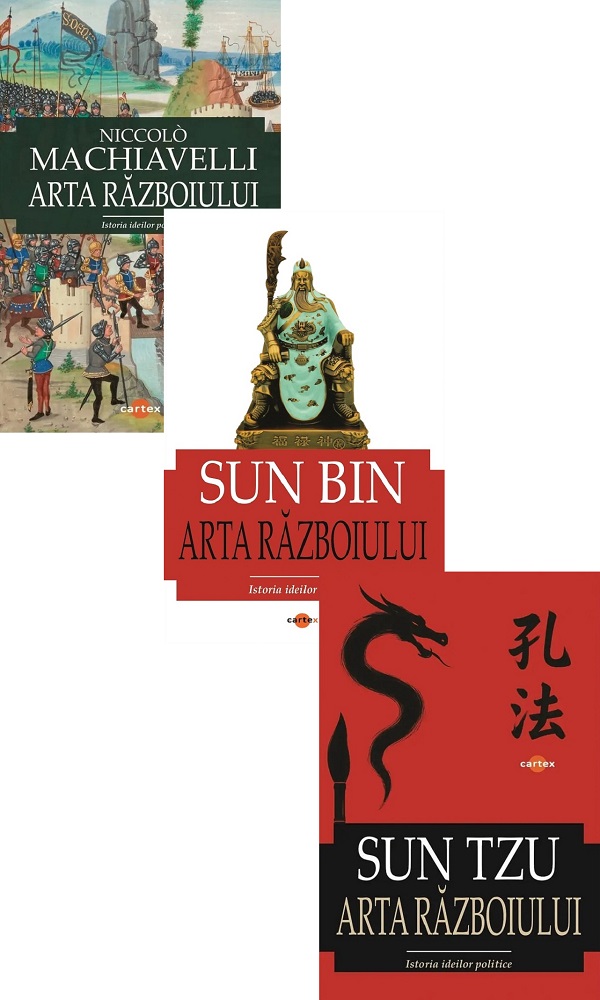 Cartea Pachet 3 carti: Arta razboiului de Sun Bin, Niccolo Machiavelli, Sun Tzu