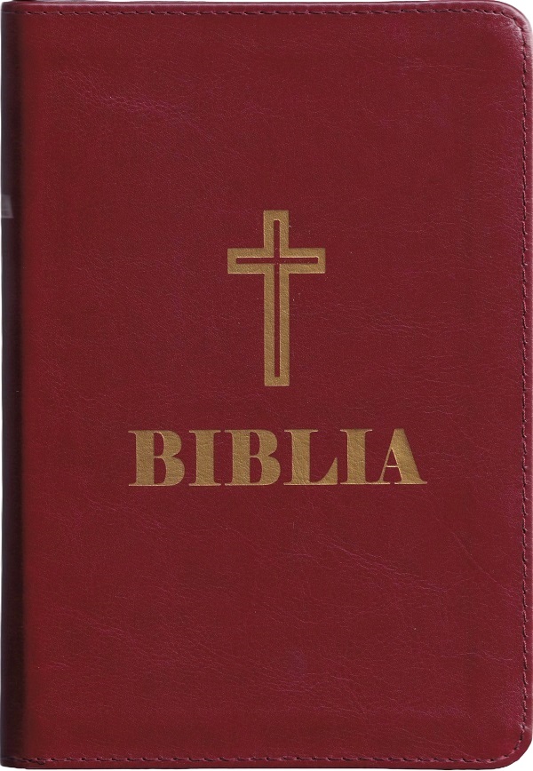 Biblia cu fermoar grena Ed.2023,  – copertă
