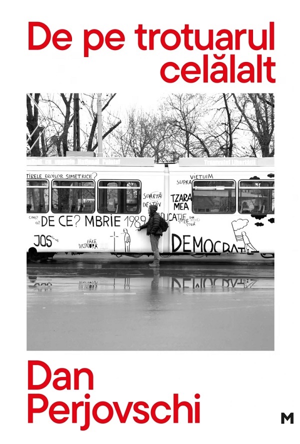 De pe trotuarul celalalt, Dan Perjovschi – copertă