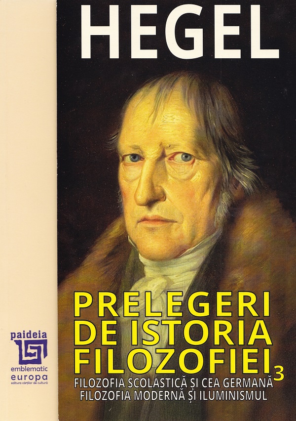Cartea Prelegeri de istoria filozofiei Vol.3