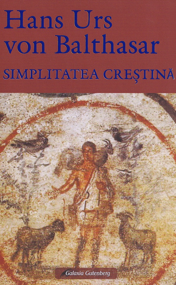 Simplitatea crestina, Hans Urs Von Balthasar – copertă
