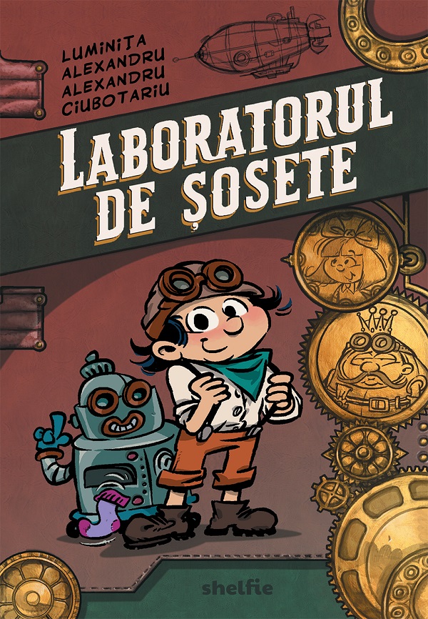 Laboratorul de sosete. Benzi desenate, Luminita Alexandru – copertă