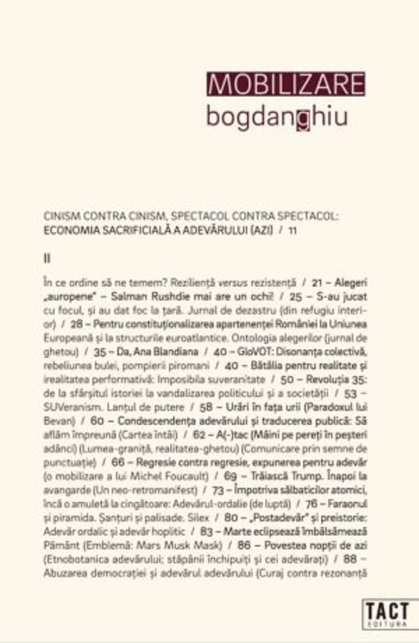 Cartea Mobilizare de Bogdan Ghiu