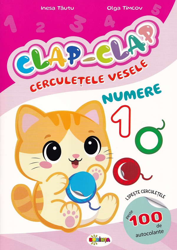 Clap-Clap. Cerculetele vesele. Numere, Olga Timcov, Inesa Tautu – copertă
