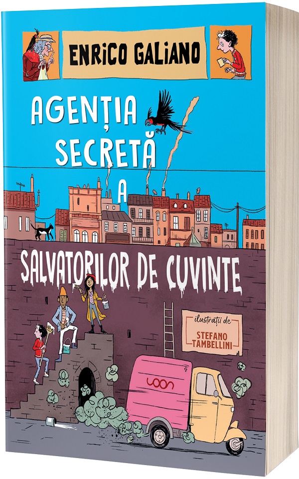Agentia secreta a salvatorilor de cuvinte, Enrico Galiano – copertă