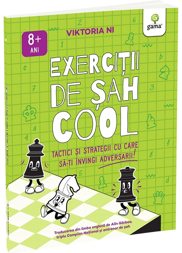 Cartea Exerciții de sah cool. Tactici și strategii ca să-ți învingi adversarii de Viktoria Ni