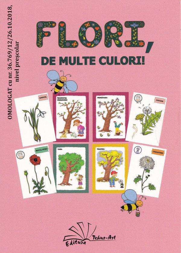 Flori, de multe culori!,  – copertă