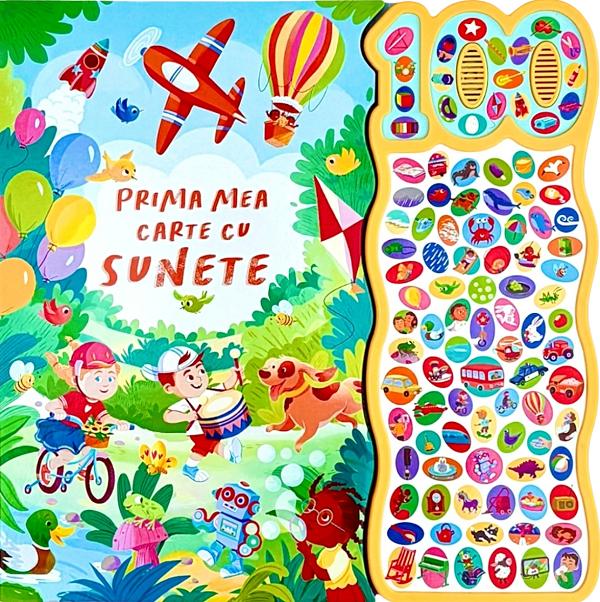Prima mea carte cu 100 sunete,  – copertă