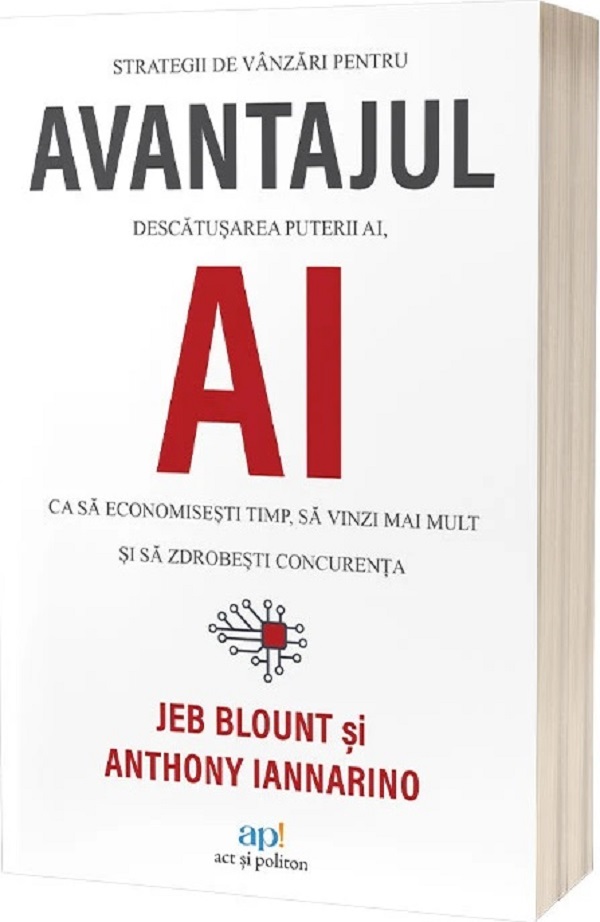 Avantajul AI, Anthony Iannarino, Jeb Blount – copertă